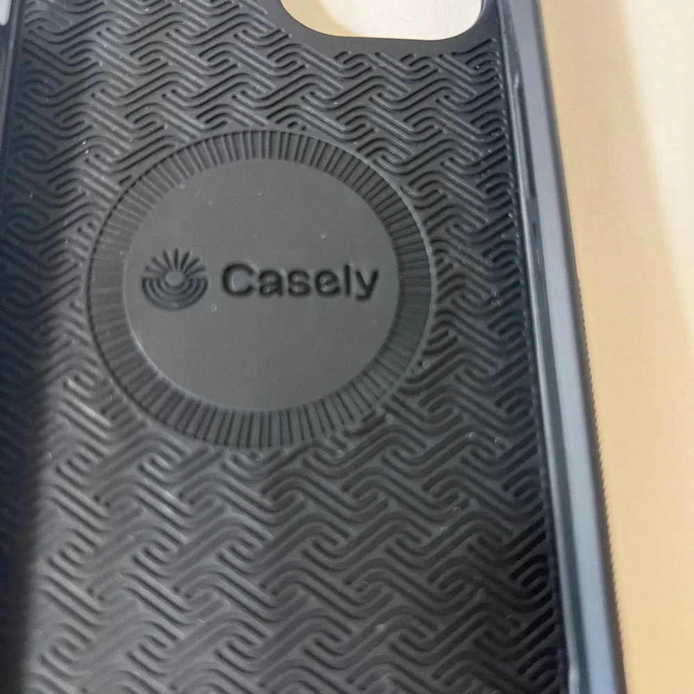 Casely iPhone Case Winter Village Cabin Skiing Scene White Green Red‎ Holiday